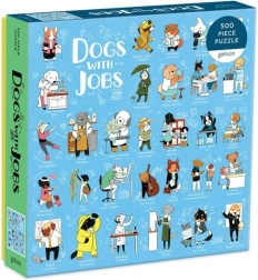 Galison puzzle Psi na poslu 500 dijelova