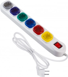 Produžni kabel 6 utičnica 1,5 m Maclean