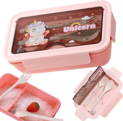 Kutija za užinu s pretincima i priborom 1 l