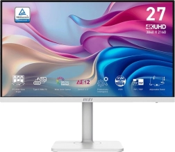 Monitor 27 inča Moderni LED UHD Ravan 60Hz bijeli