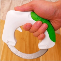 Multifunkcionalni okrugli nož za pizzu, meso i povrće