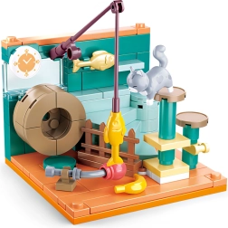 Sluban Mini Građevni Ribički Kutak s Mačkom