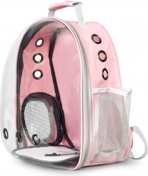 Ruksak-transportna kutija za mačke i male pse s prozirnom prednjom stijenkom