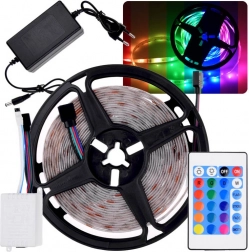 RGB LED traka 5 m s daljinskim upravljačem i vodootpornošću