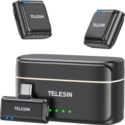 Bežični rever mikrofon Telesin s USB‑C prijemnikom i powerbankom