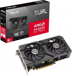 grafička kartica asus dual radeon rx 7600 evo oc 8 gb gddr6
