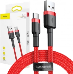 Baseus Cafule USB‑C kabel 3 m, 2 A – crveni