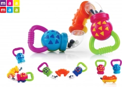 Zvečke za bebe 17 cm s rotirajućim cjevčicama