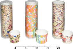 Čvrste šarene papirnate košarice za pečenje 5 cm, 25 kom