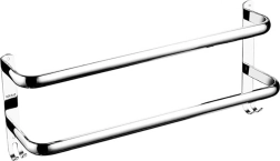 Ag988b Zidni držač 60 cm srebrni