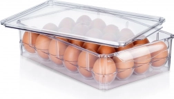 Plastični organizator za jaja s poklopcem za 24 komada