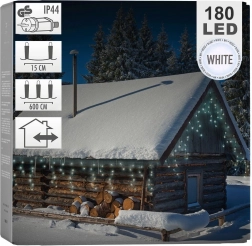 Vanjska svjetlosna viseća zavjesa 180 LED, 5,85 m