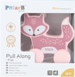 Drvena vučna igračka lisica VIGA