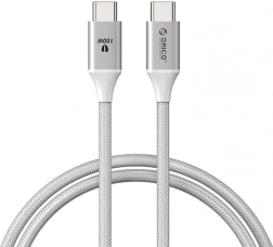 Orico USB‑C na USB‑C punjački kabel 100 W, bijeli