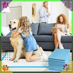 Higijenske podloge za pse XL 60 × 90 cm, jake, 20 kom, plave