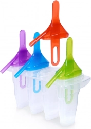 Kalupe za sladolede na štapiću, 4 kom s držačima u boji, bez BPA