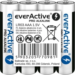 Alkalne baterije AAA everActive Pro Alkaline, 4 kom