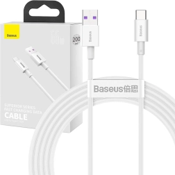 Baseus Superior USB na USB‑C kabel 66 W, 2 m, bijeli