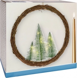 Svjetleći božićni vijenac s LED, 40 cm