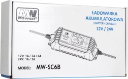 Inteligentni punjač akumulatora 12V/24V s LCD zaslonom
