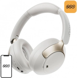 qcy h3 pro bežične over-ear slušalice s anc – bijela