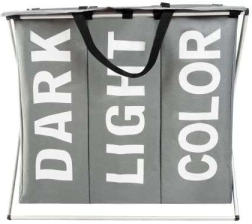 Trokutinska košara za rublje sa sklopivim okvirom