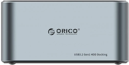 ORICO dok stanica za 2.5"/3.5" HDD/SSD s kloniranjem, USB 3.2 Gen1 5 Gb/s, USB‑C na USB‑C/USB‑A (crna)