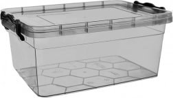 Plastična kutija za hranu s poklopcem 5 l siva