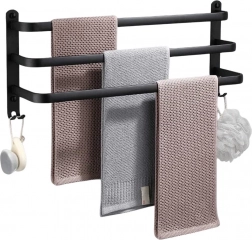 Zidni aluminijski držač za ručnike 50 cm