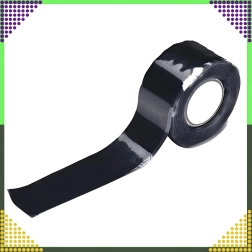 Samofiksirajuća silikonska brtvena traka, crna 25 mm × 3 m