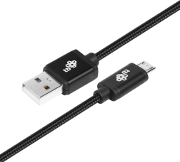 USB–micro USB kabel 1,5 m s crnim tekstilnim opletom