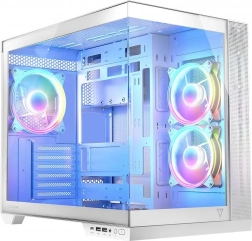 Bijelo kućište za računalo Volcano Panorama APEX ARGB 3F MIDI