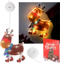 Viseća LED dekoracija za prozor – sob s vakuumskom čašicom