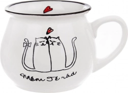 Keramička šalica s mačkama 300 ml