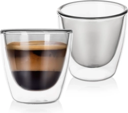 Termo čašice s dvostrukom stijenkom za espresso Double 90 ml, 2 kom