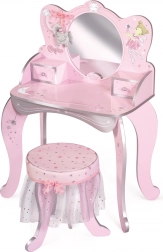 Drveni toaletni stolić s stolicom Magic Maria