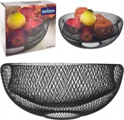 Metalna crna košara za voće RADKA