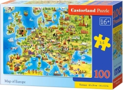 Slagalica Puzzle Karta Europe 100 dijelova