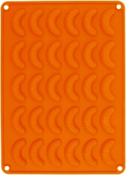 Silikonski kalup za kiflice narančasti Sillinie