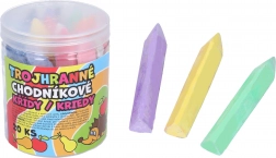 Šarene trokutaste kreda za pločnik, 20 kom