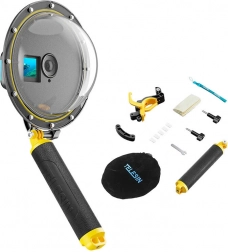 Vodootporni dome port Telesin za DJI Action 3/4