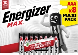 Alkalne baterije AAA ENERGIZER MAX, blister 8 kom
