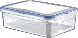 Plastična kutija za hranu s poklopcem i brtvom s rešetkom 4,3 l