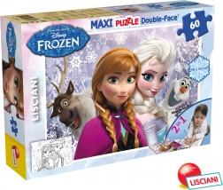 Frozen Puzzle Maxi 60 Elza i Anna 70x50 cm 2u1