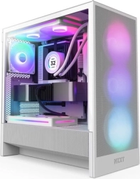 Računalno kućište NZXT H5 Flow RGB Bijela