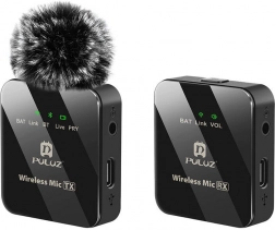 Bežični mikrofon s kopčom Puluz 1 TX + 1 RX