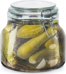 Staklena tegla s kopčom IRMA 1,85 l