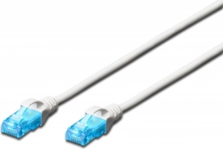 Patch kabel RJ45-RJ45 kat. 5e U/UTP 0,25 m bijeli