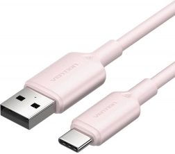 USB kabel A na USB‑C 3A 1 m ružičasti Vention