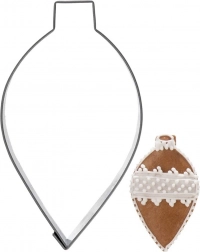 Rezač za kekse od nehrđajućeg čelika kuglica 9 cm